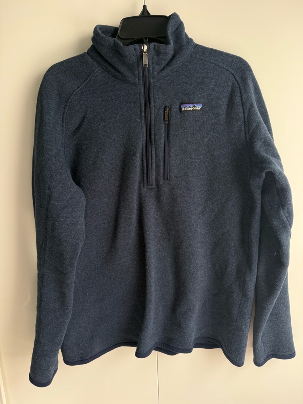 Patagonia Dark Navy 1/4 Zip Fleece Pullover - Picture 2 of 5